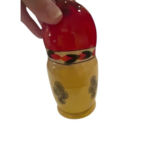 Vintage set of Nesting Dolls, set of 5, complete set matryoshka dolls cottage - Picture 3 of 11